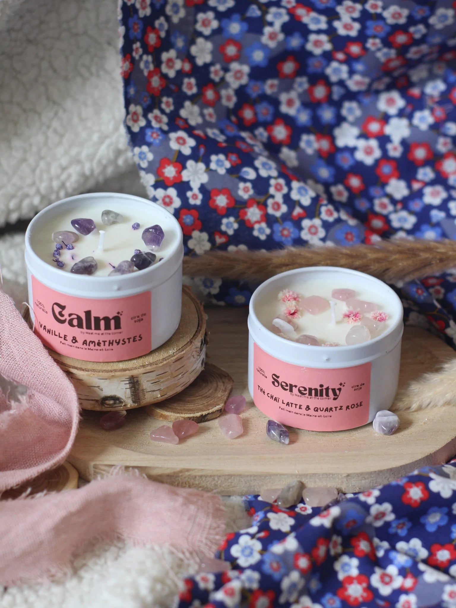 Bougie cire de soja Blossom - Rose mousse, pomme verte et lime – Atelier Tells Bougie cire de soja Blossom - Rose mousse, pomme verte et lime – Atelier Tells