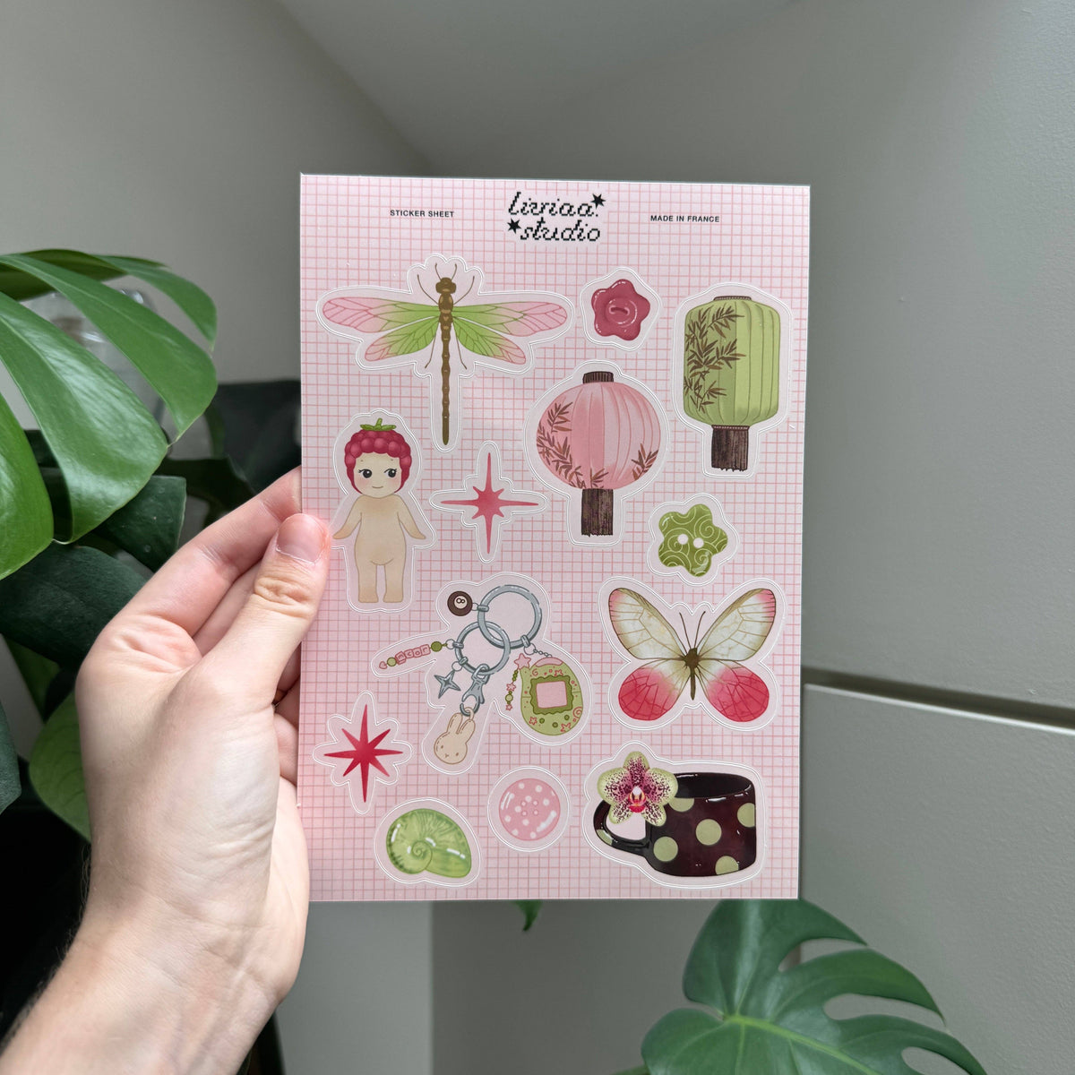 Planche de stickers A5 - LANTERNE
