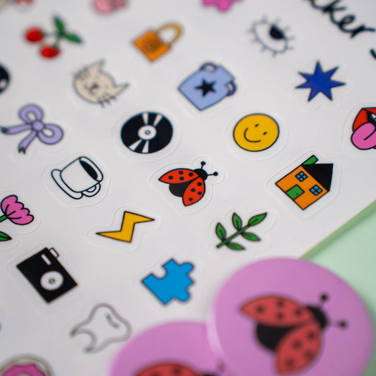Planche de stickers Mini Doodle (A5)