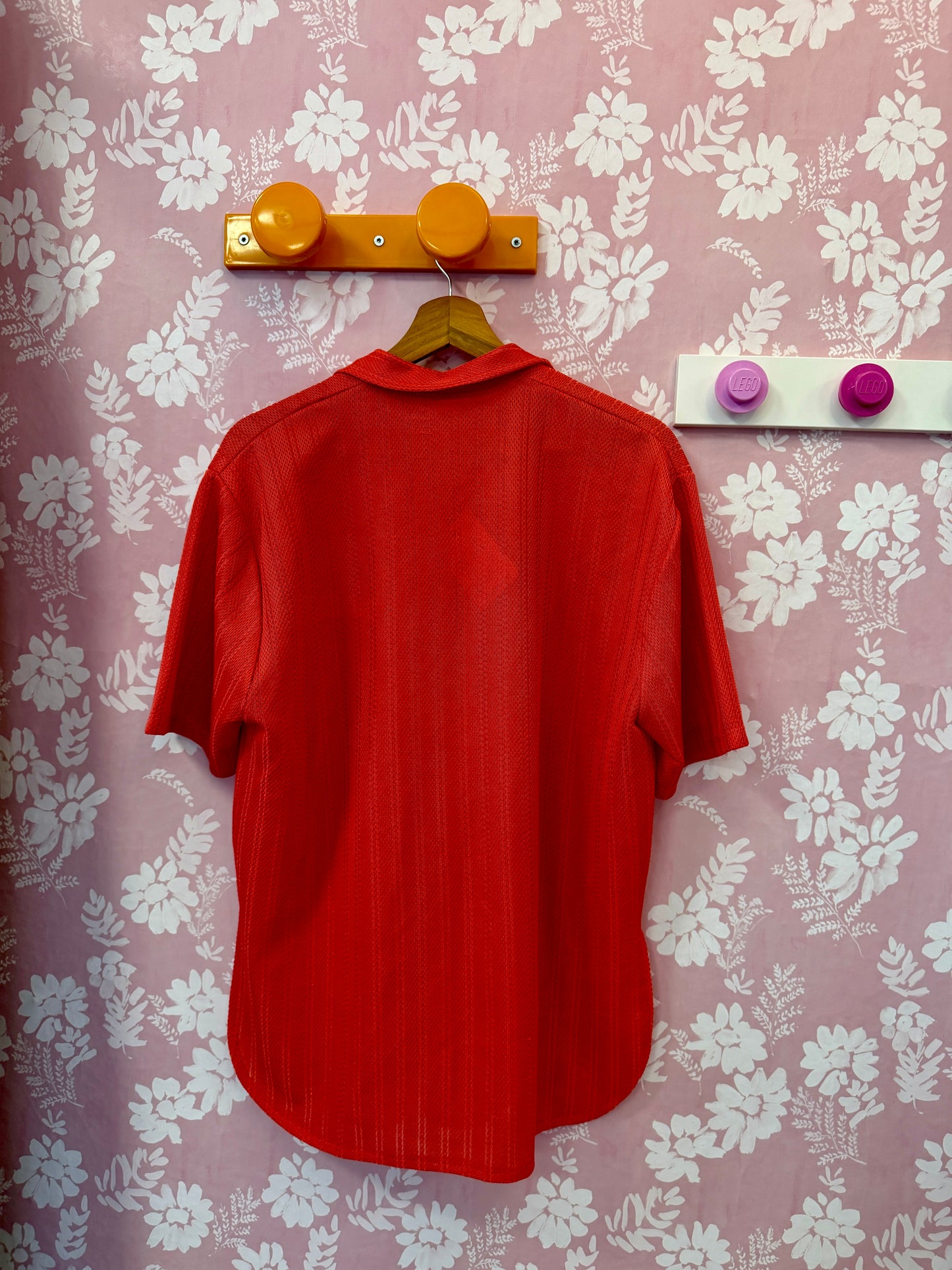 Polo en maille rose corail | T. L