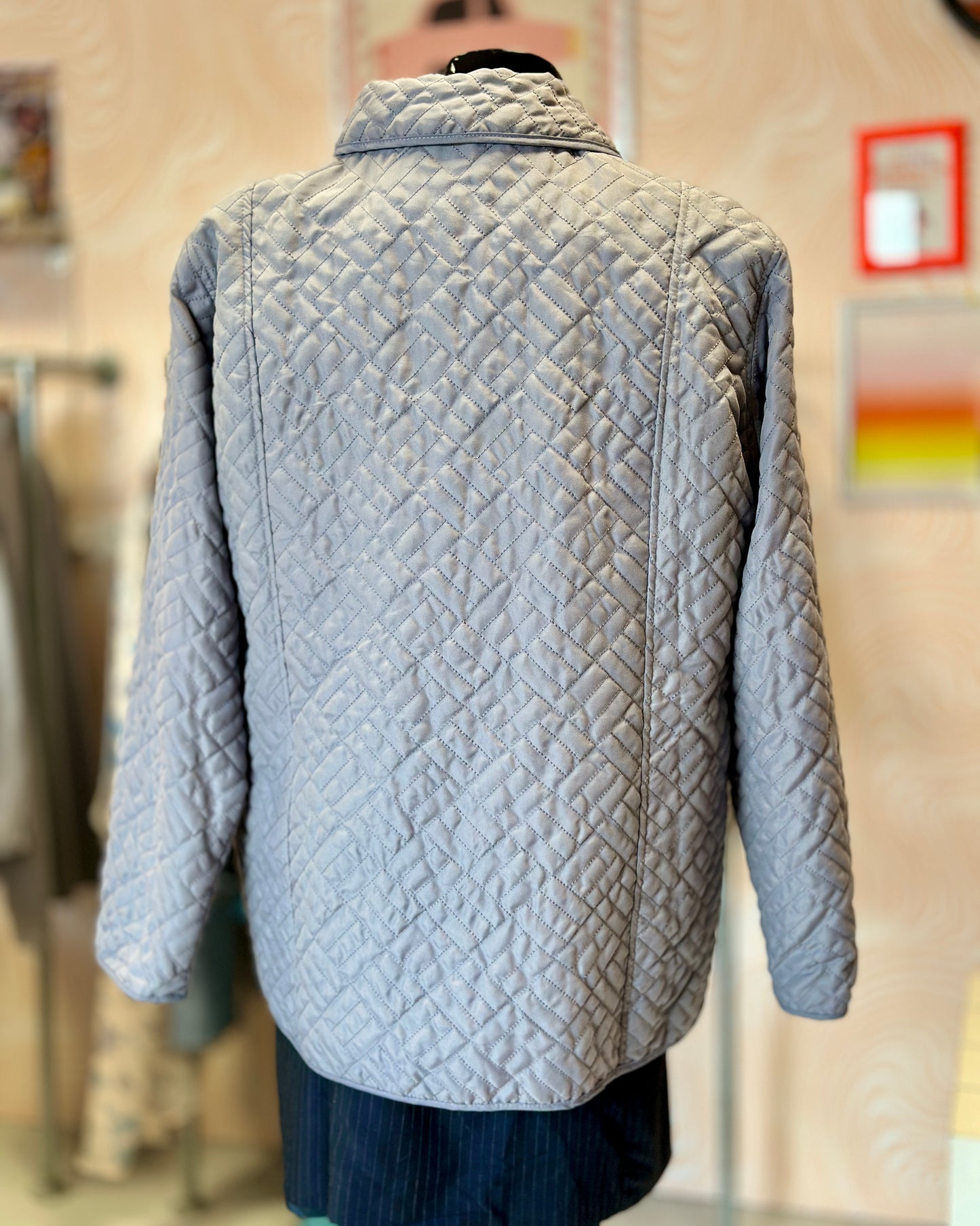 Veste matelassée grise Pierre Balmain | T. L