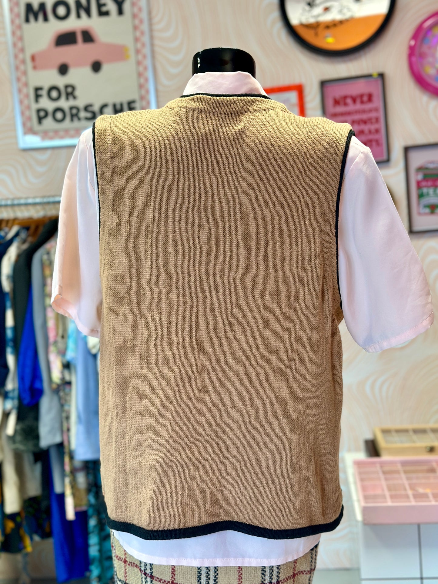 Cardigan sans manches de Noël | T. XL