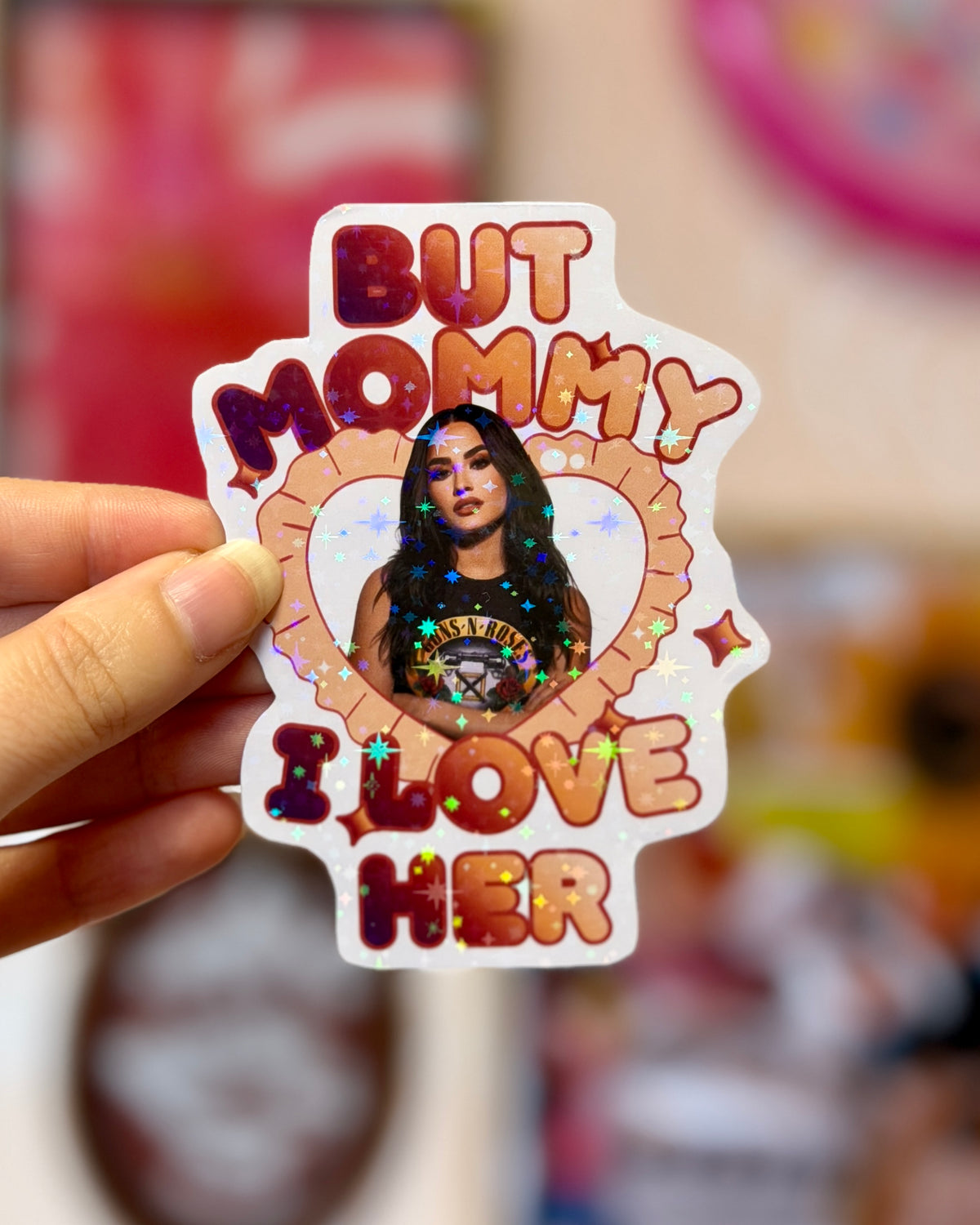 Sticker Demi Lovato - Mommy I love her