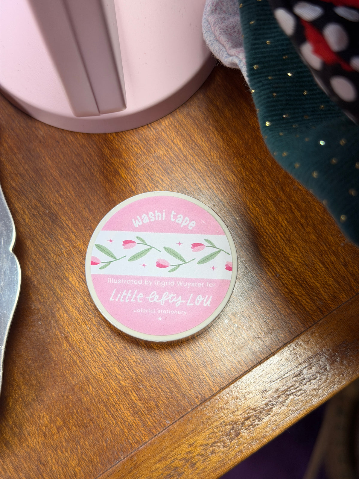 Washi Tape - Tulipes Roses