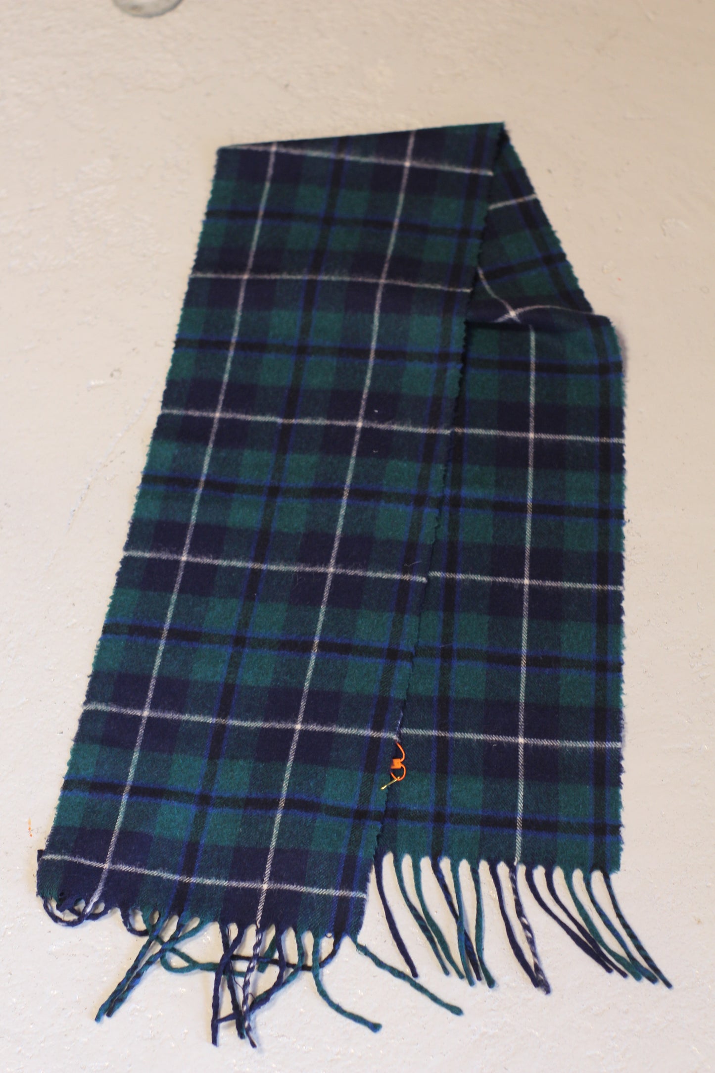 Écharpe Tartan bleu & vert