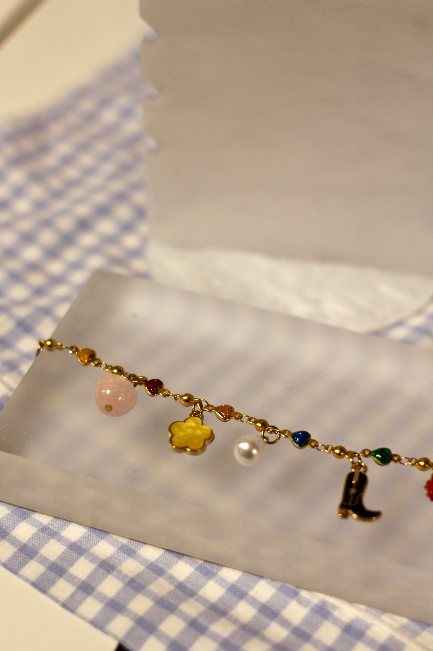 Bracelet à grigris Arc-en-ciel