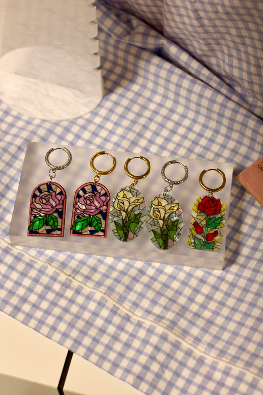 Maxi Mono-boucle d'oreille | Vitraille