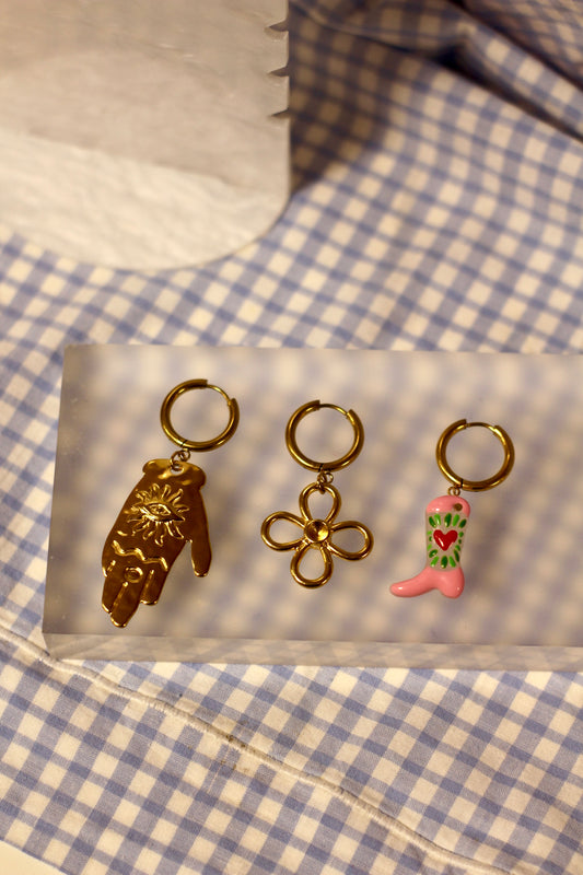 Maxi Mono-boucle d'oreille | Dorée