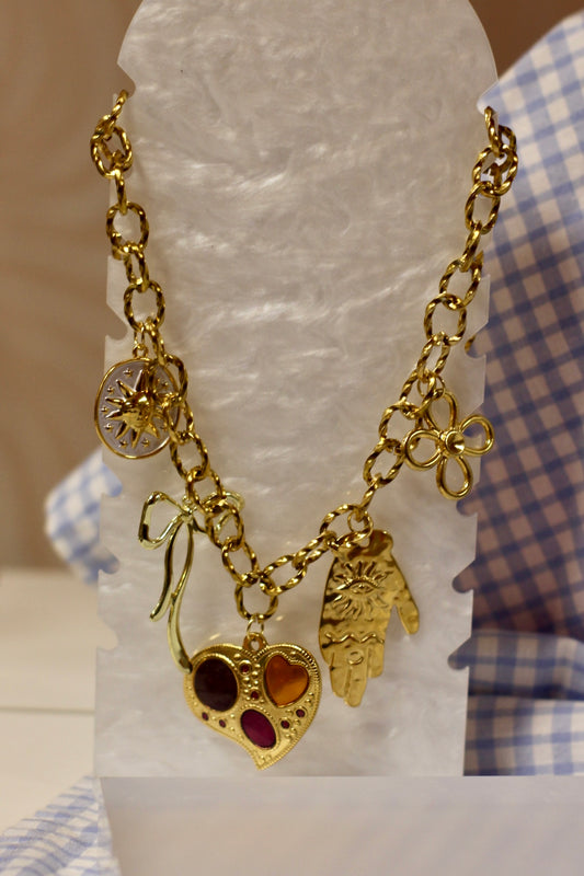 Collier à charms Big Heart