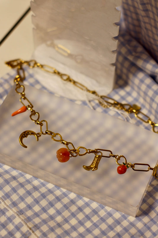 Collier à charms Citrouille