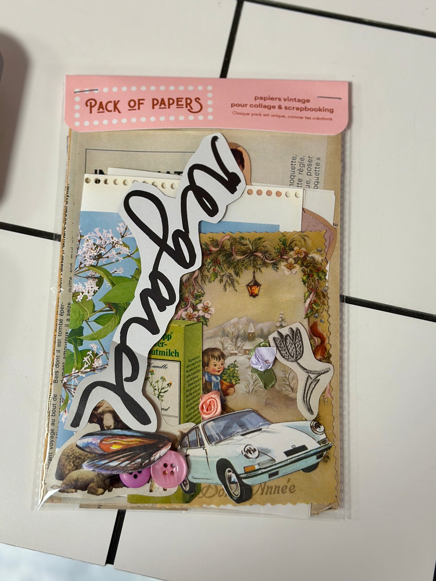 Pochette Scrapbooking | Regard