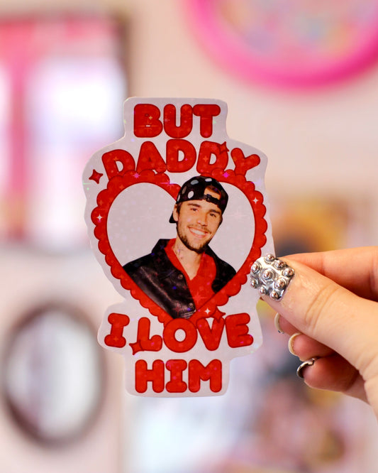 Sticker Justin Bieber - Daddy I love him