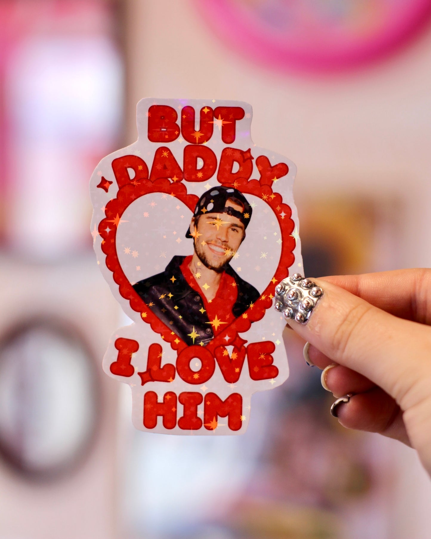 Sticker Justin Bieber - Daddy I love him