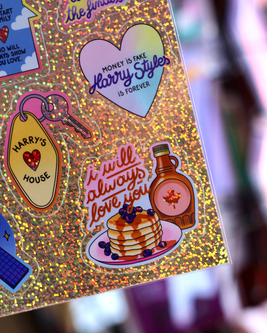 Planche de stickers - Harry Styles Love on Tour Forever