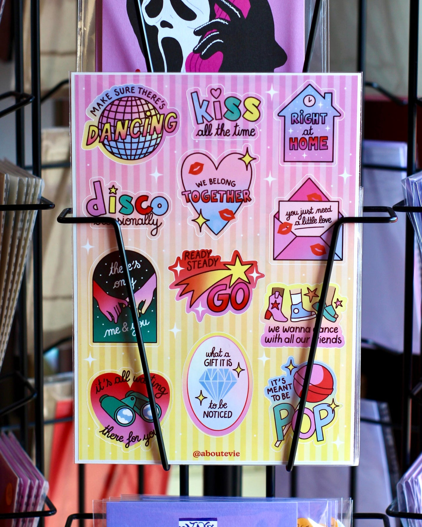 Planche de stickers - Kissco Harry Styles
