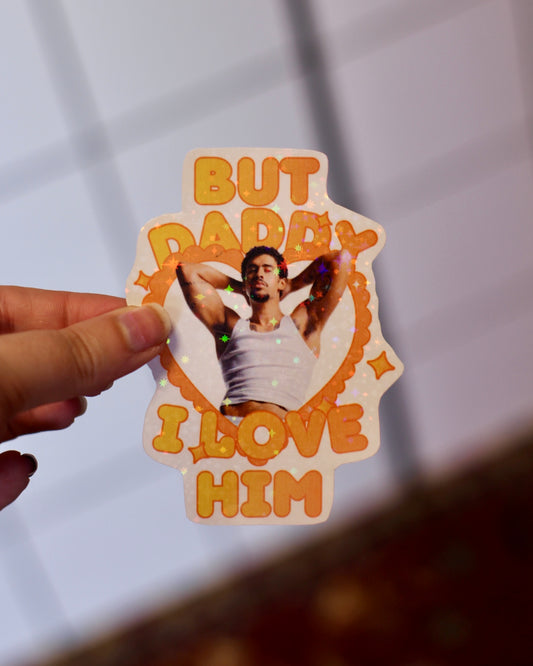 Sticker Bad Bunny - Daddy I love him