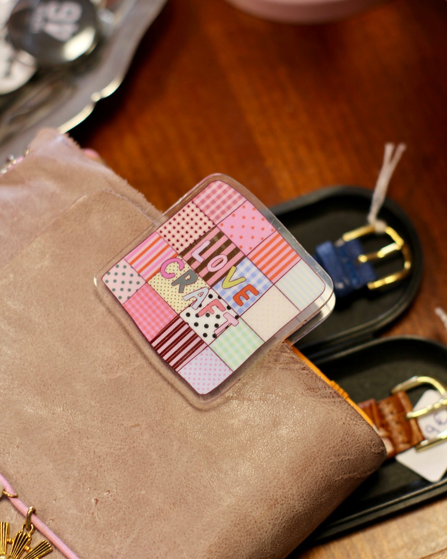 Pince pour carnet - love craft