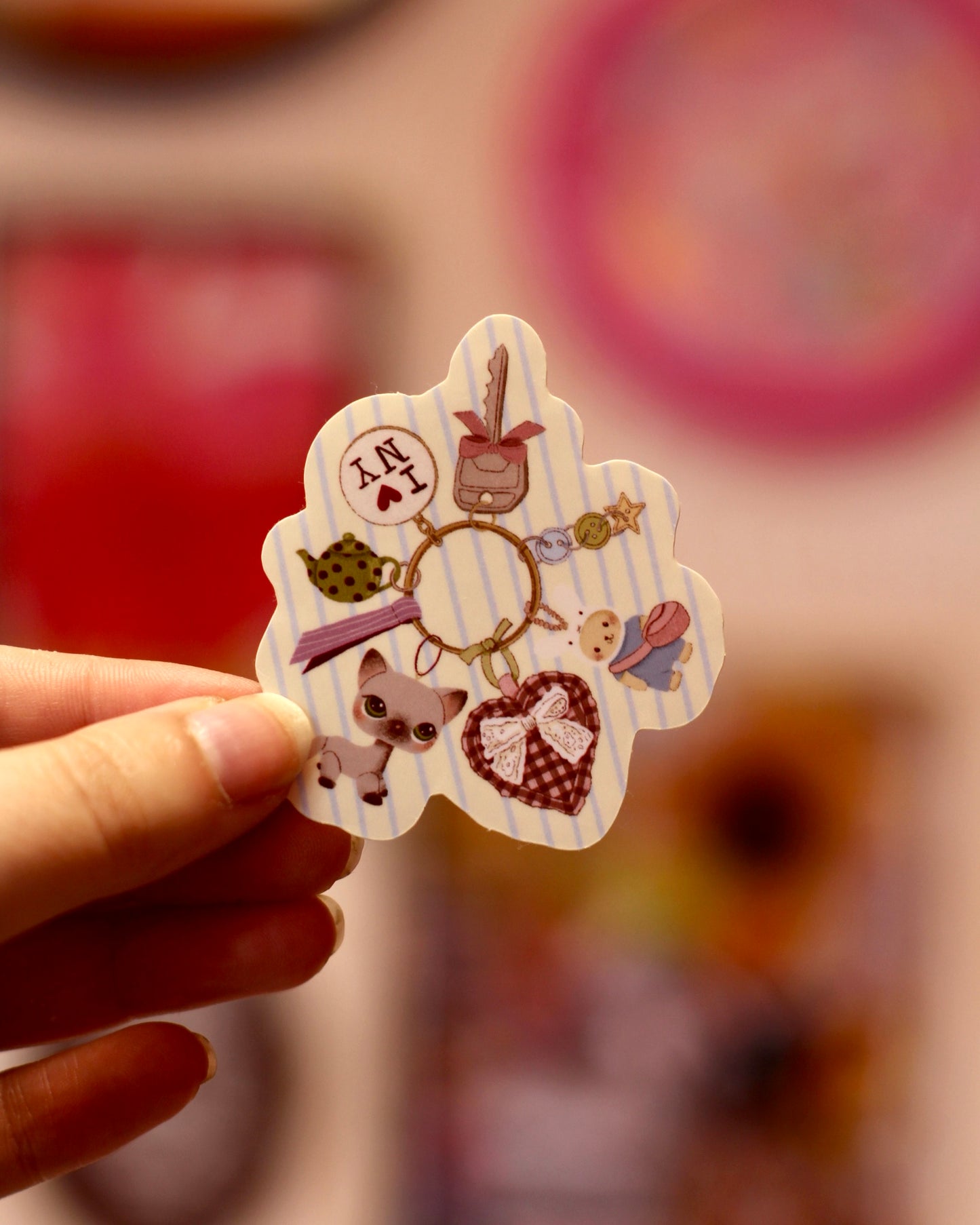 Sticker Porte-clé