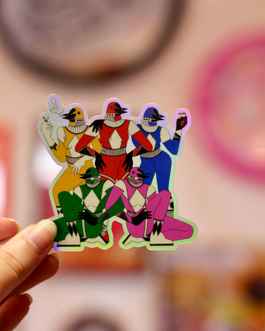 Sticker Power Rangers