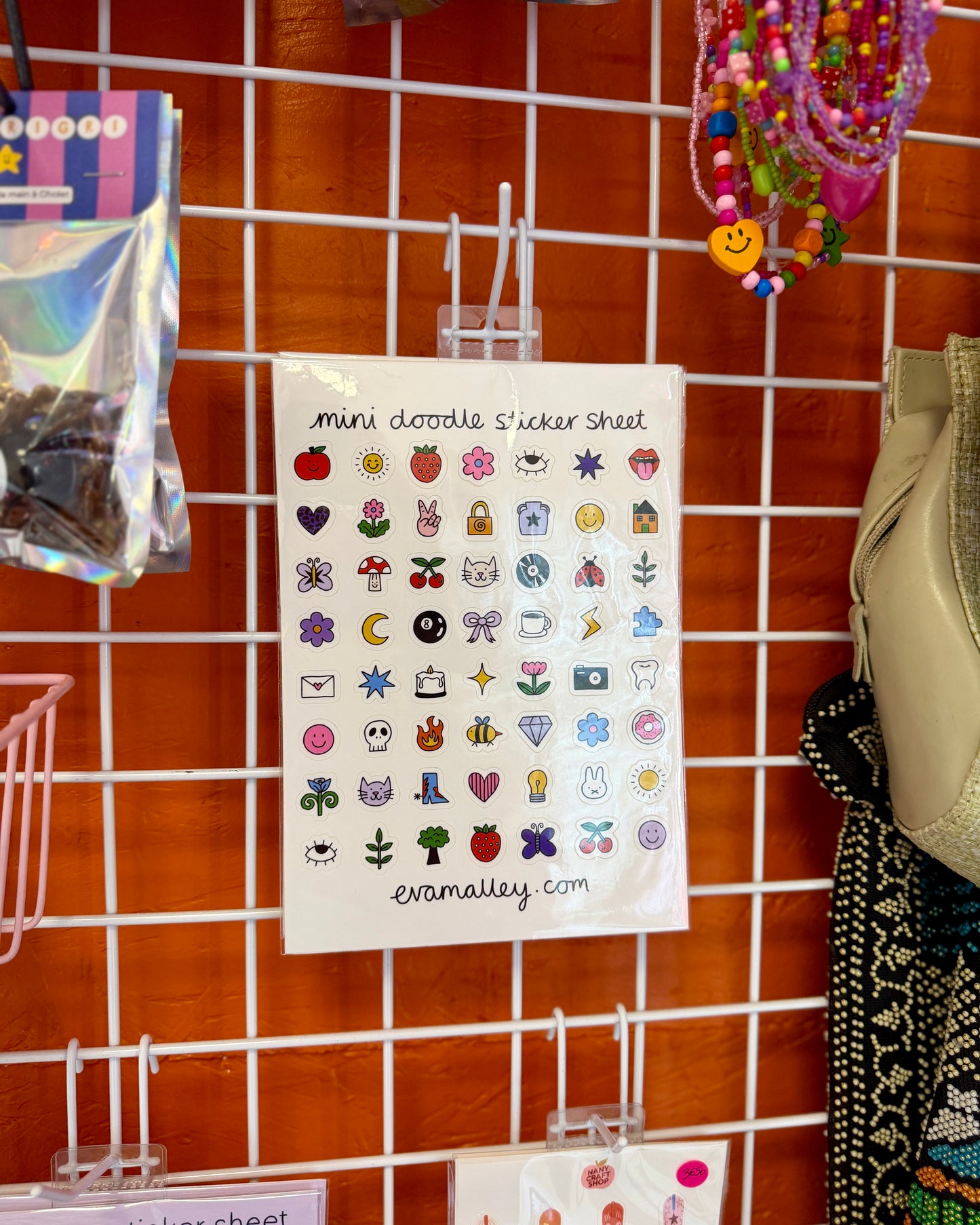 Planche de stickers Mini Doodle (A5)