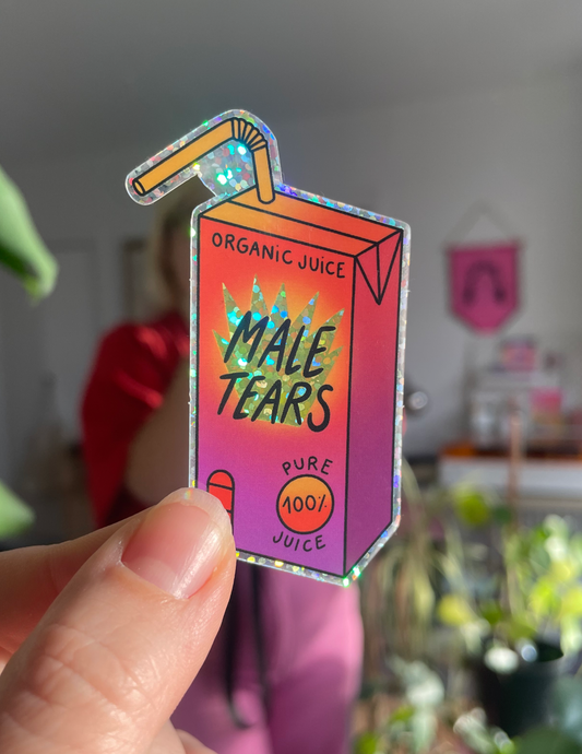 Sticker Male Tears