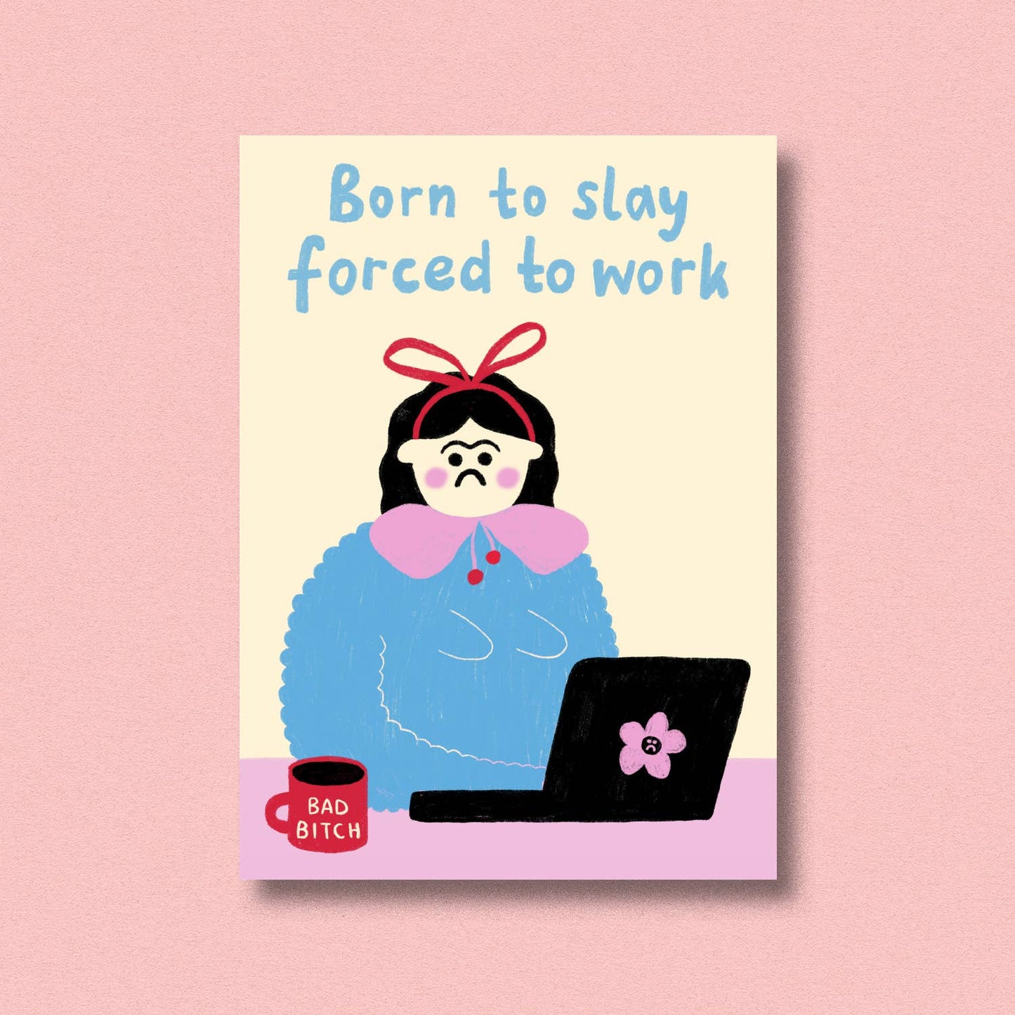 Carte postale Born to slay