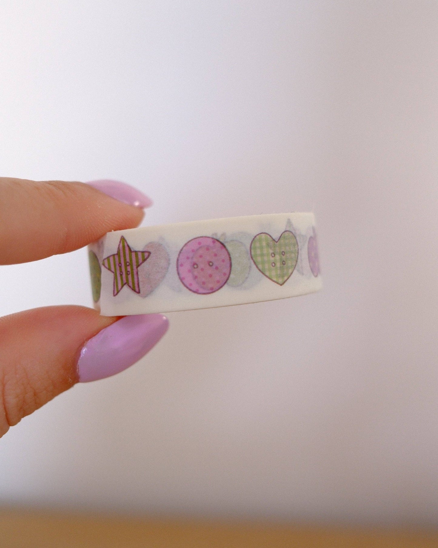 Washi Tape - Boutons dessins