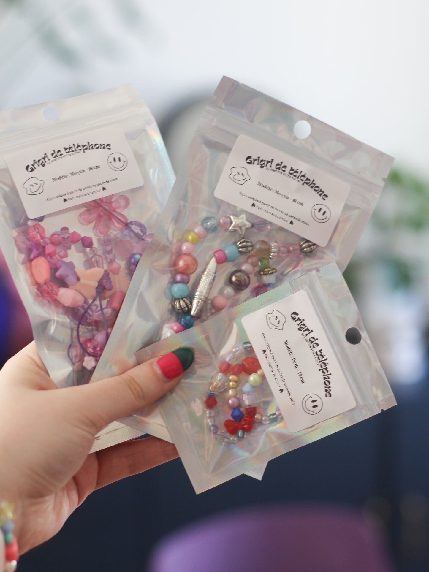 Bijou de téléphone Tchoutchou jaune - Grand