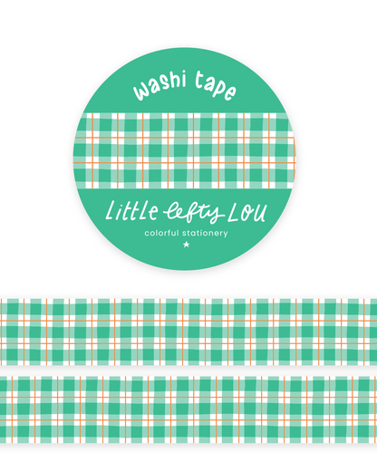 Washi Tape - Vichy Vert