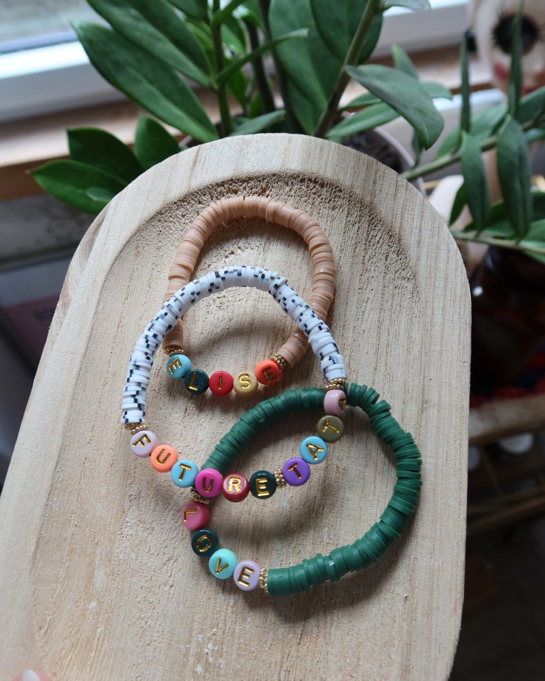 Bracelet Heishi Personnalisé | Couleurs Nature