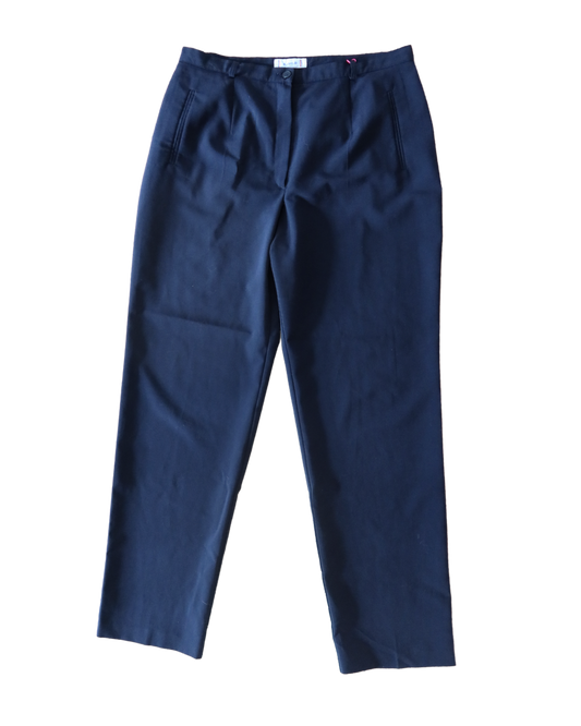 Pantalon à pinces bleu marine | T. 40