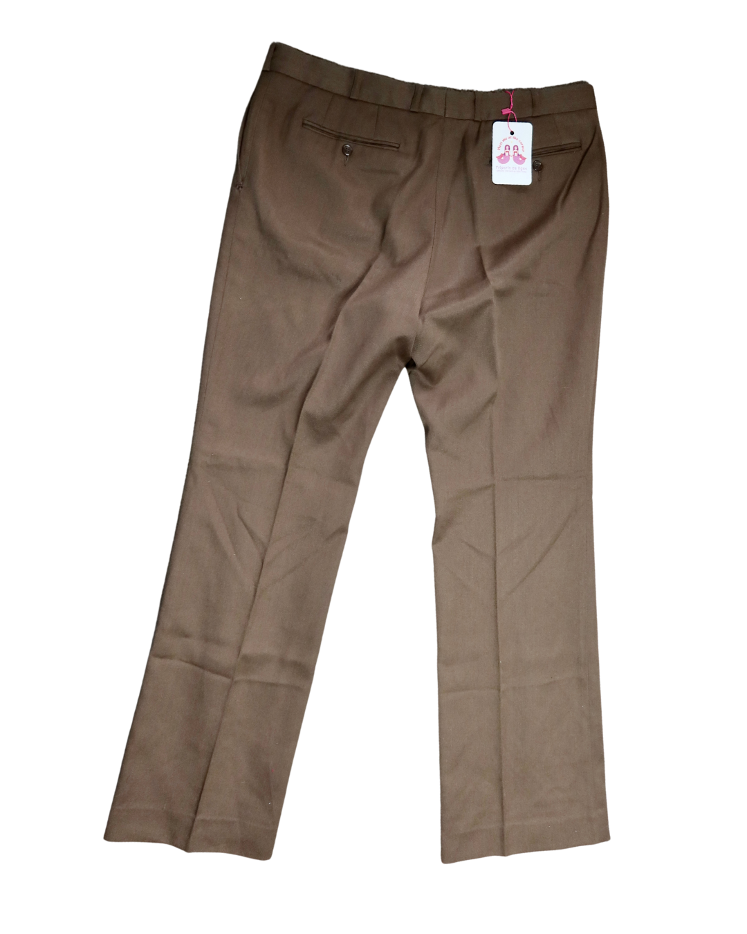 Pantalon de costume marron | T. XL