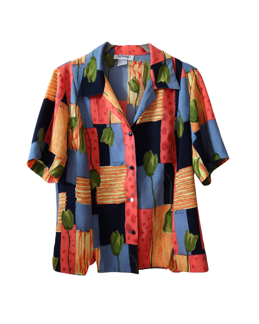Chemise colorée à motifs | T. M