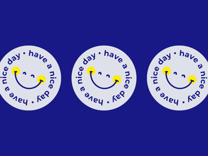 Feuille d'autocollants | Have a nice day