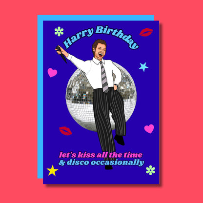 Carte Postale Harry Styles - Kiss and Disco