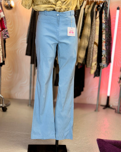 Pantalon bleu ciel à paillettes | T. 34 à 38