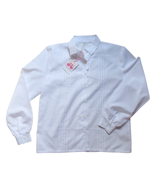 Chemise blanche à broderies | T. M