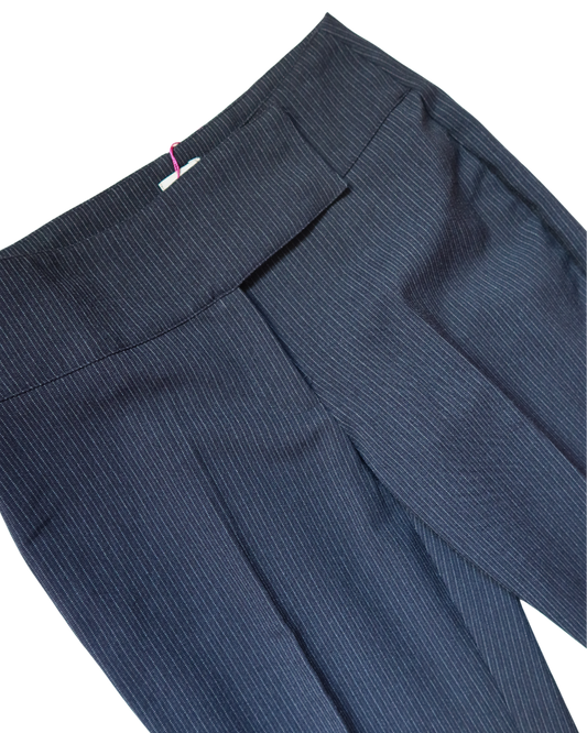 Pantalon taille basse à rayures | T. XS