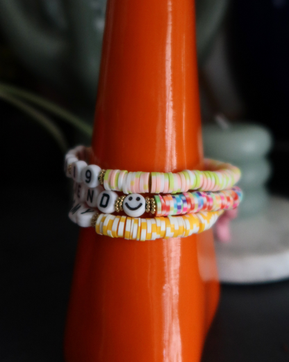 Bracelet Heishi Personnalisé | Multicolore