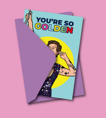 Carte Postale You're So Golden