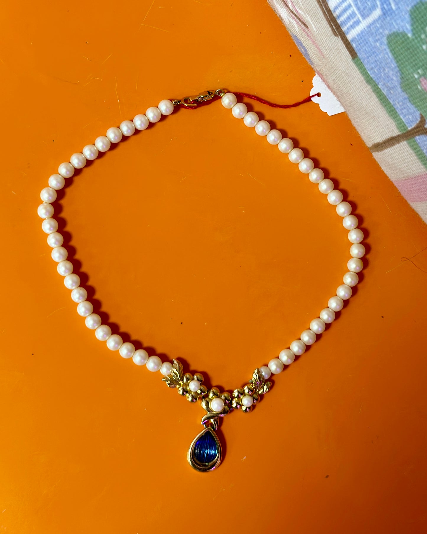 Collier en perles vintage