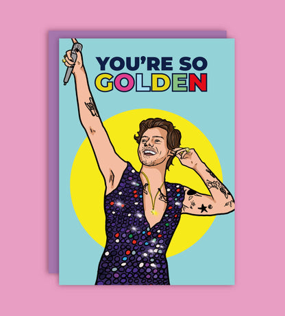 Carte Postale You're So Golden
