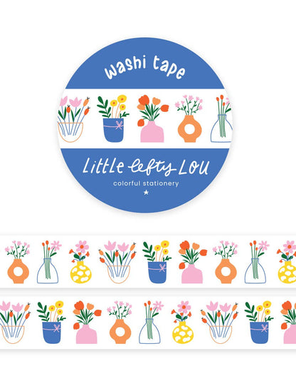 Washi Tape - Vases à Fleurs