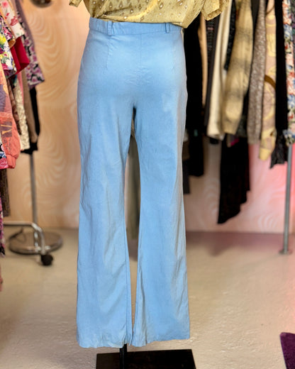 Pantalon bleu ciel à paillettes | T. 34 à 38