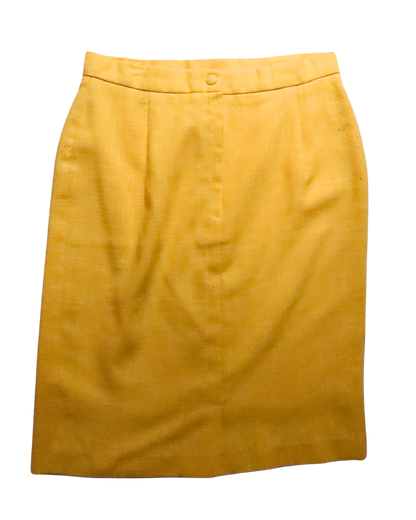 Tailleur jupe jaune | T. M