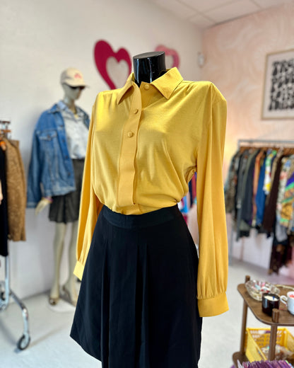 Chemise années 70 jaune | T. L