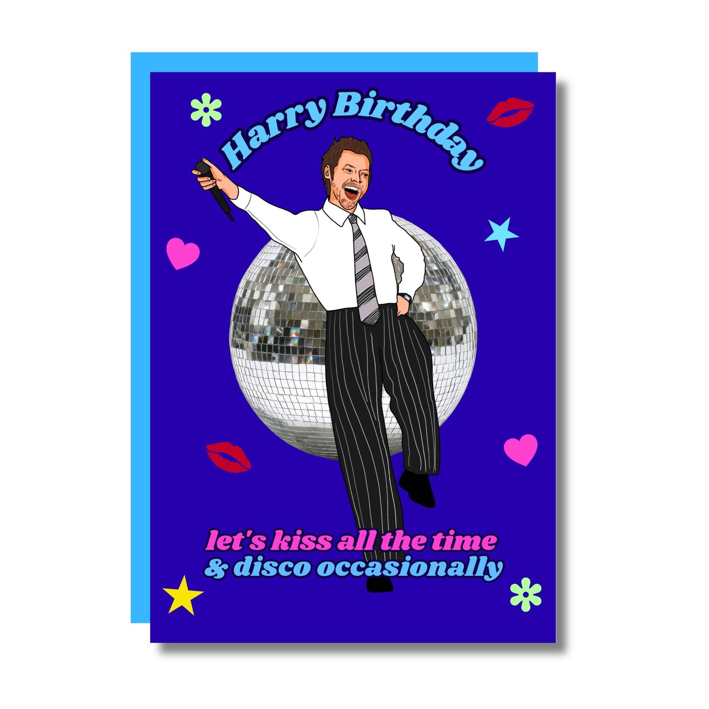 Carte Postale Harry Styles - Kiss and Disco
