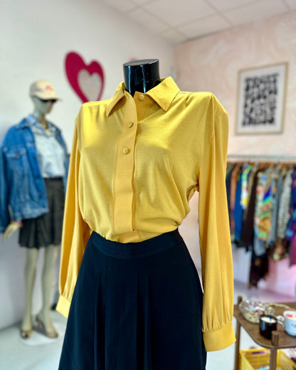 Chemise années 70 jaune | T. L