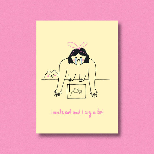 Carte postale I make art