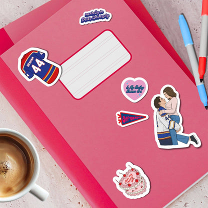 Planche de stickers A5 - Off Campus Hockey Romance